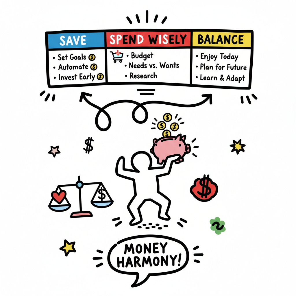 Engaging image representing practical money mindset tips