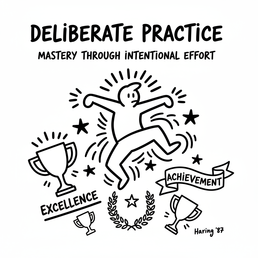 Cover image depicting deliberate practice